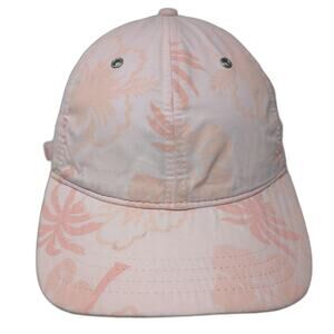 Hyp Baseball Cap Pink One Size Turks & Caicos Tropical Hibiscus Palm Tree Hat